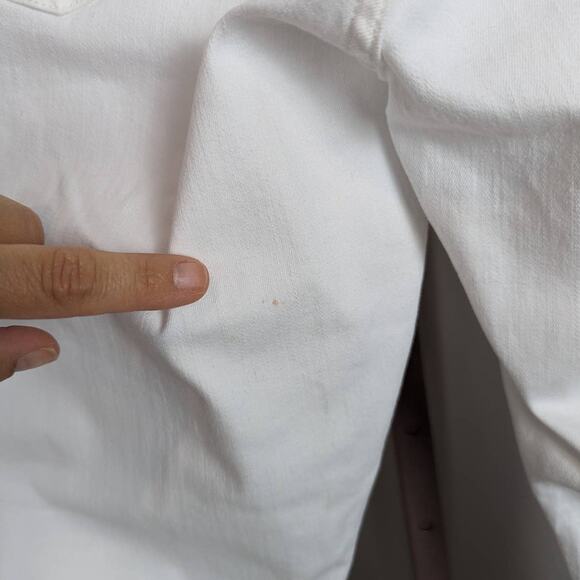 Good American Skinny Ankle Jeans White 15 - Picture 10 of 12